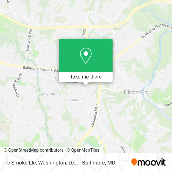 O Smoke Llc map