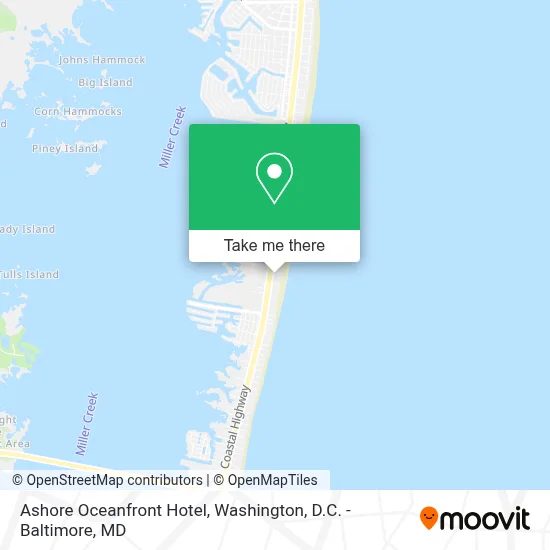 Ashore Oceanfront Hotel map