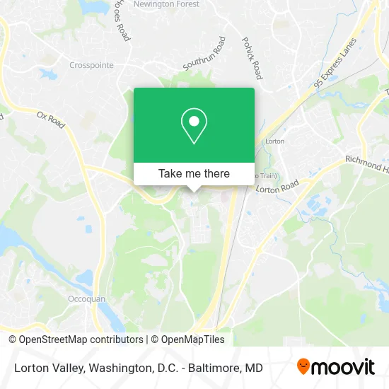 Lorton Valley map