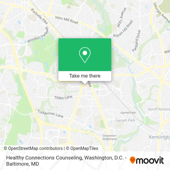 Healthy Connections Counseling map