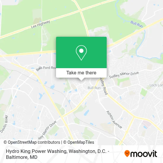 Hydro King Power Washing map