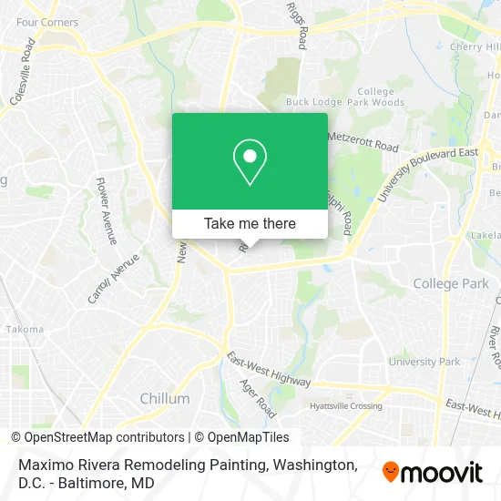Maximo Rivera Remodeling Painting map