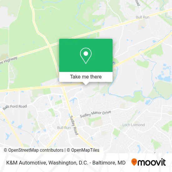 K&M Automotive map