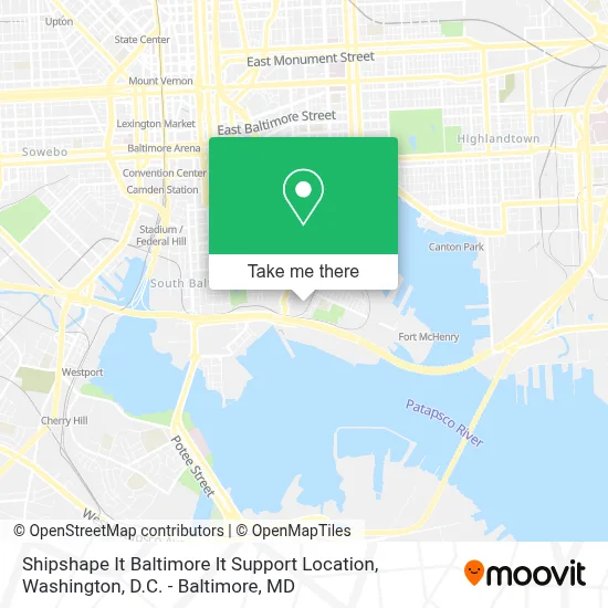Shipshape It Baltimore It Support Location map