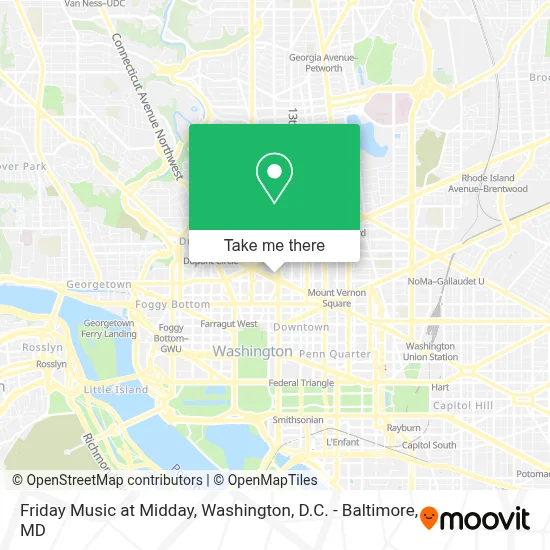 Friday Music at Midday map