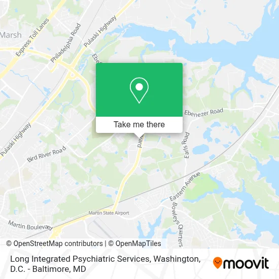 Long Integrated Psychiatric Services map