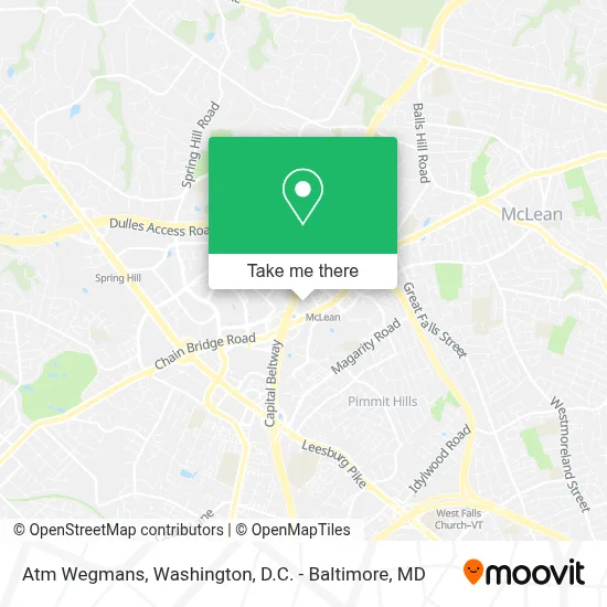 Atm Wegmans map