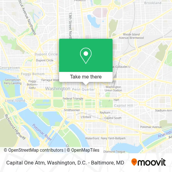 Capital One Atm map