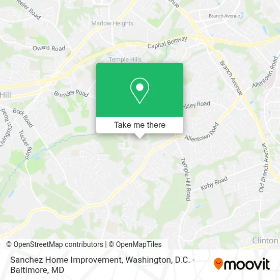 Sanchez Home Improvement map