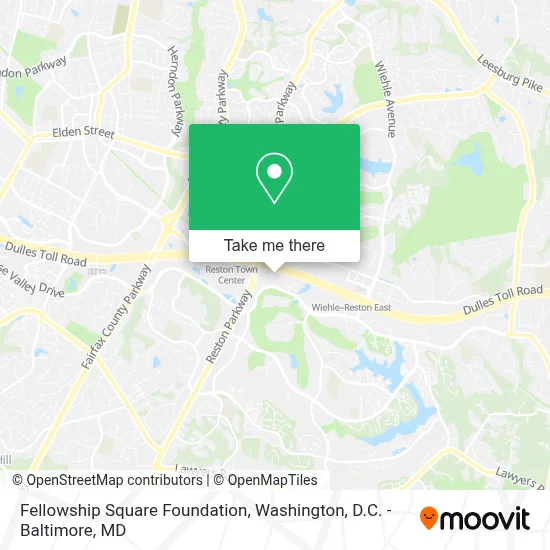 Fellowship Square Foundation map