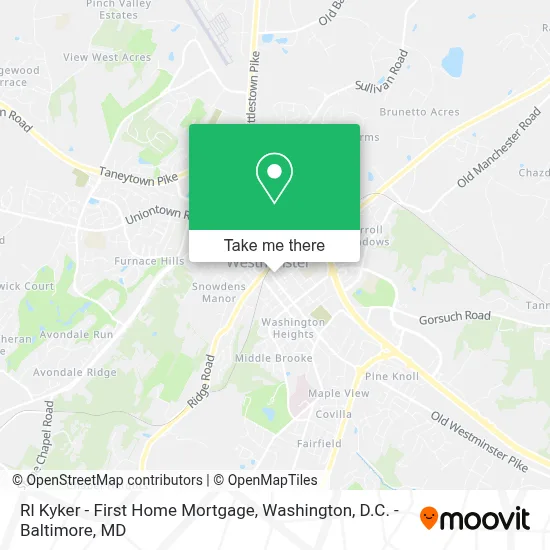 Rl Kyker - First Home Mortgage map