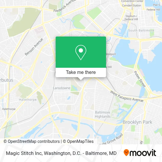 Magic Stitch Inc map
