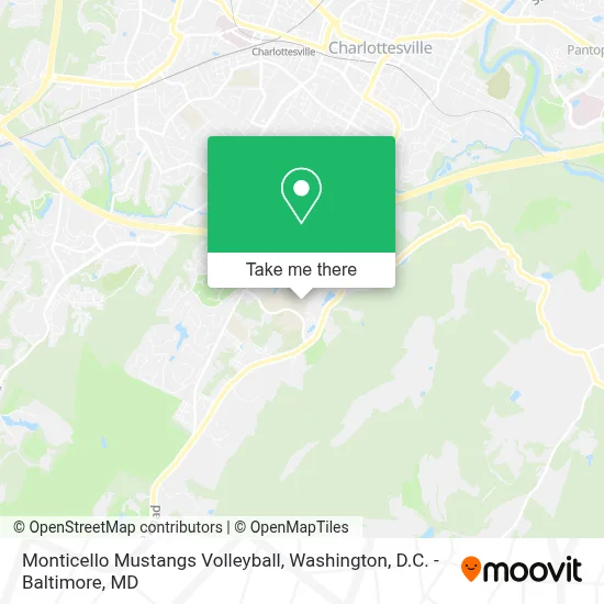 Monticello Mustangs Volleyball map