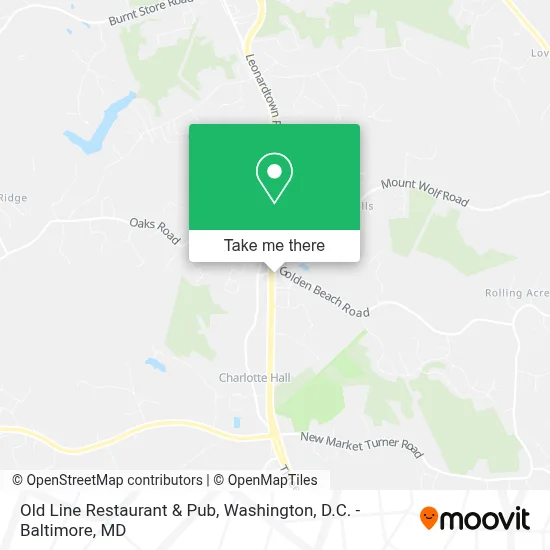 Old Line Restaurant & Pub map