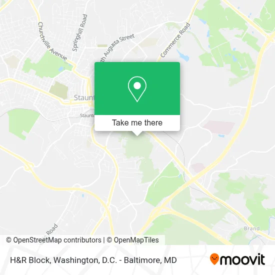 H&R Block map