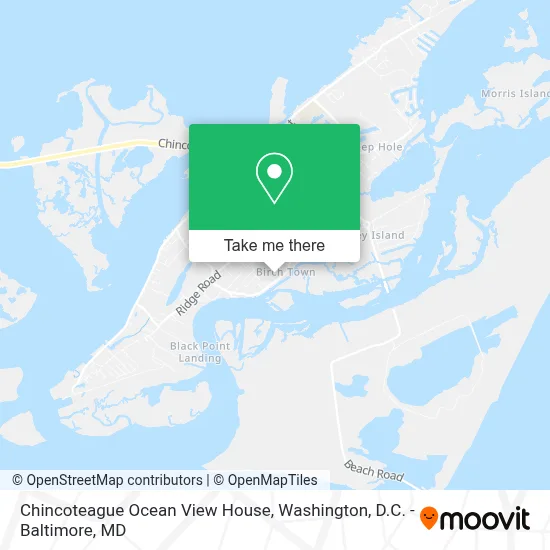 Chincoteague Ocean View House map