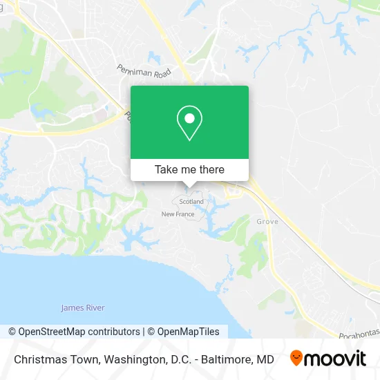 Christmas Town map