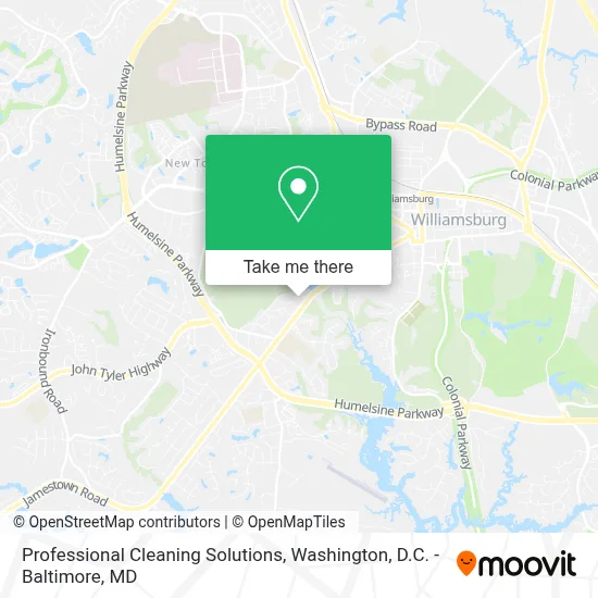 Professional Cleaning Solutions map