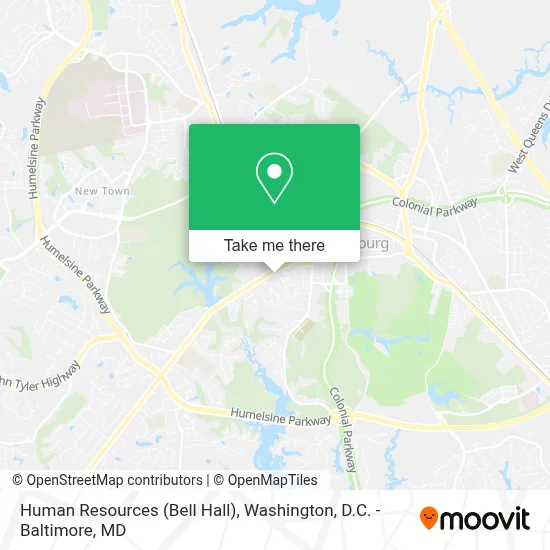 Human Resources (Bell Hall) map