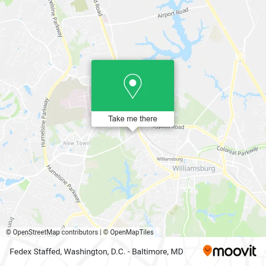 Fedex Staffed map