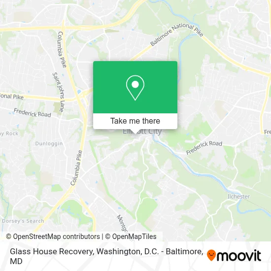 Glass House Recovery map