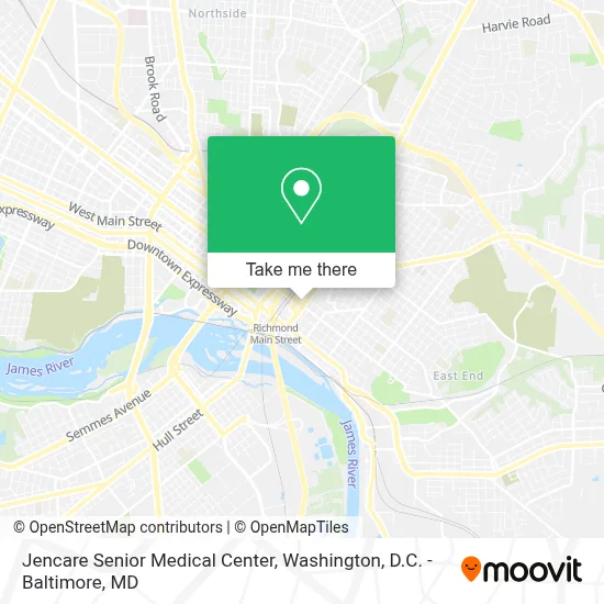 Jencare Senior Medical Center map
