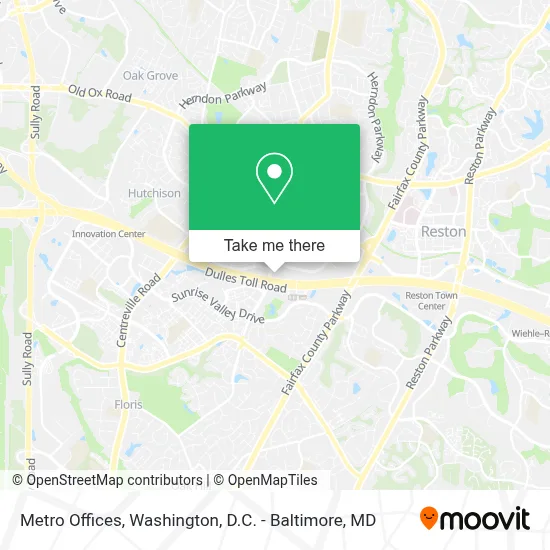 Metro Offices map