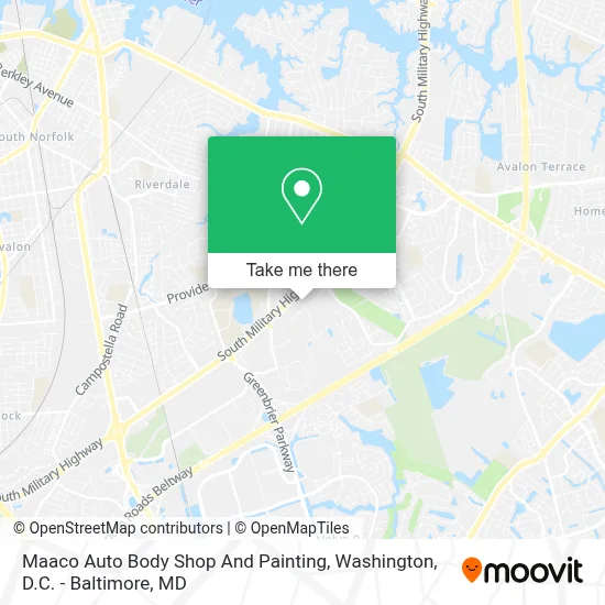 Maaco Auto Body Shop And Painting map