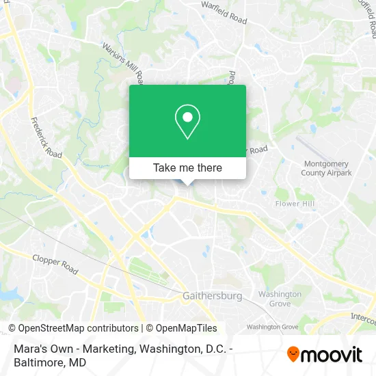 Mara's Own - Marketing map