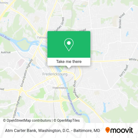 Atm Carter Bank map