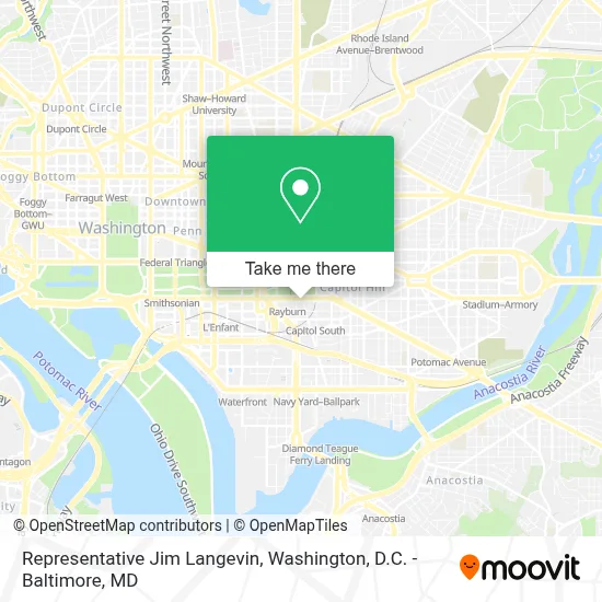 Representative Jim Langevin map