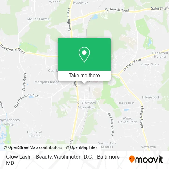 Glow Lash + Beauty map
