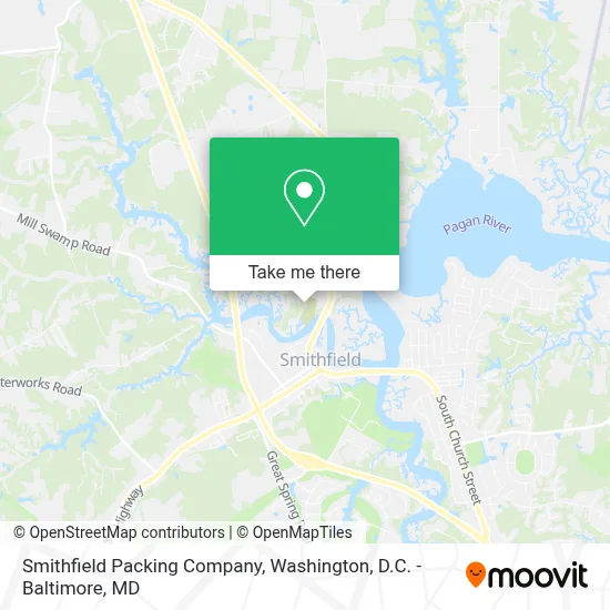 Smithfield Packing Company map