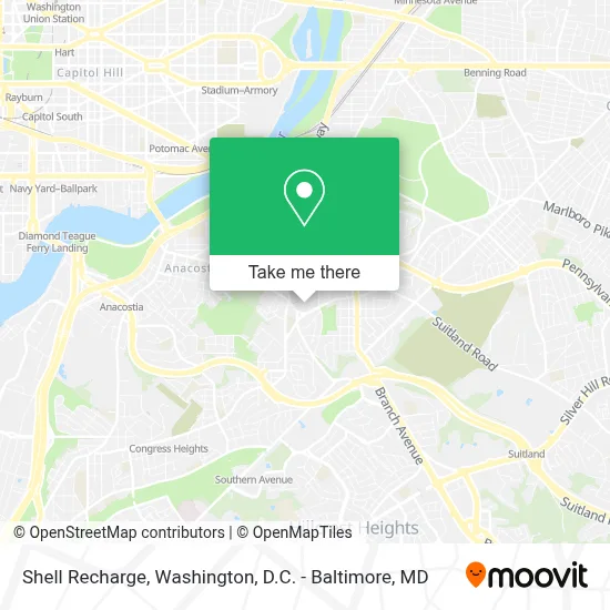 Shell Recharge map