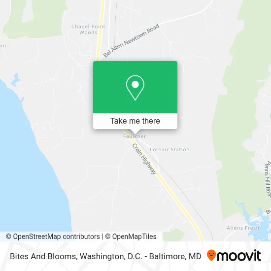 Bites And Blooms map
