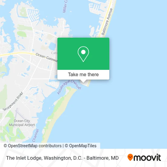 The Inlet Lodge map