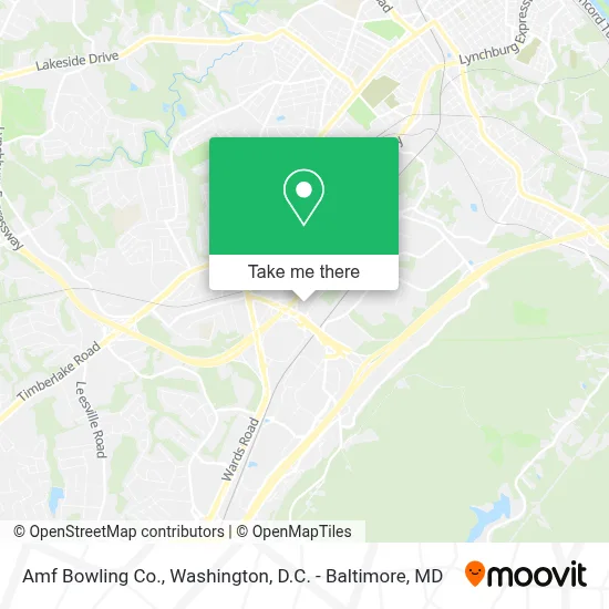 Amf Bowling Co. map