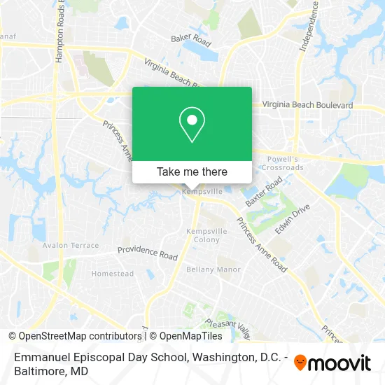 Emmanuel Episcopal Day School map