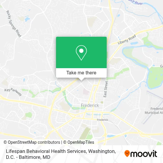 Lifespan Behavioral Health Services map