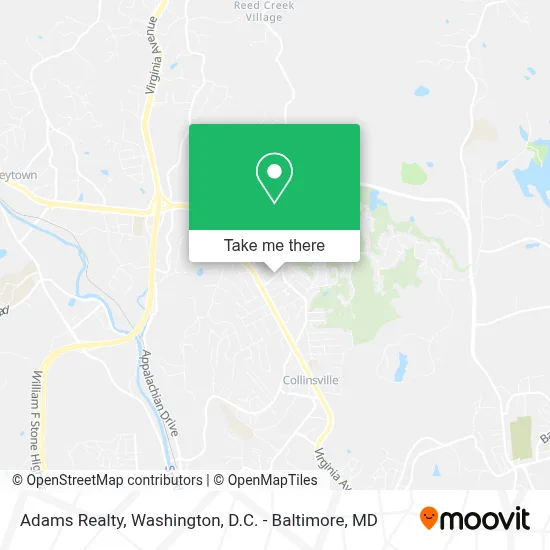 Adams Realty map