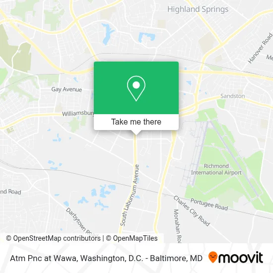 Atm Pnc at Wawa map