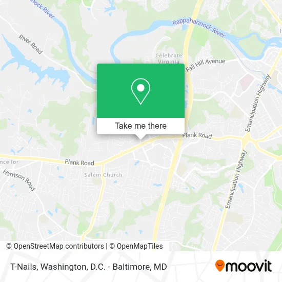 T-Nails map