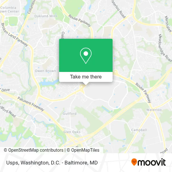 Usps map