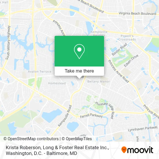 Krista Roberson, Long & Foster Real Estate Inc. map