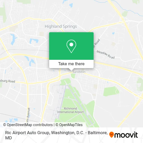 Ric Airport Auto Group map