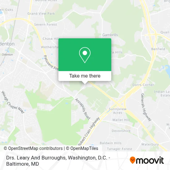 Drs. Leary And Burroughs map