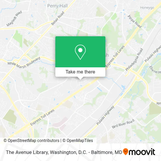 The Avenue Library map