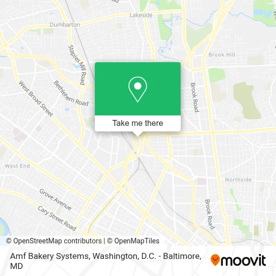 Amf Bakery Systems map