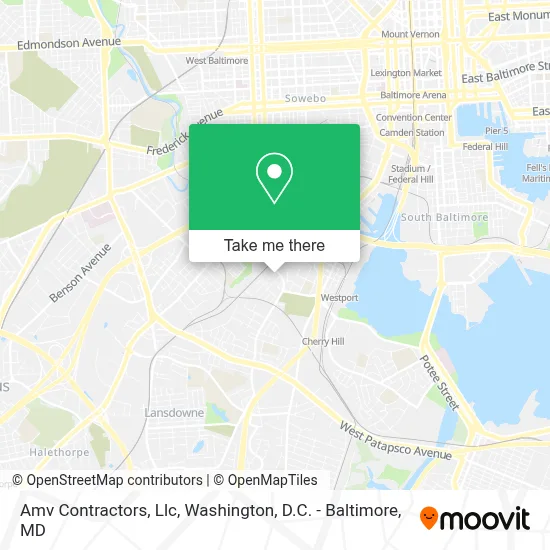 Amv Contractors, Llc map