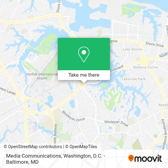 Media Communications map